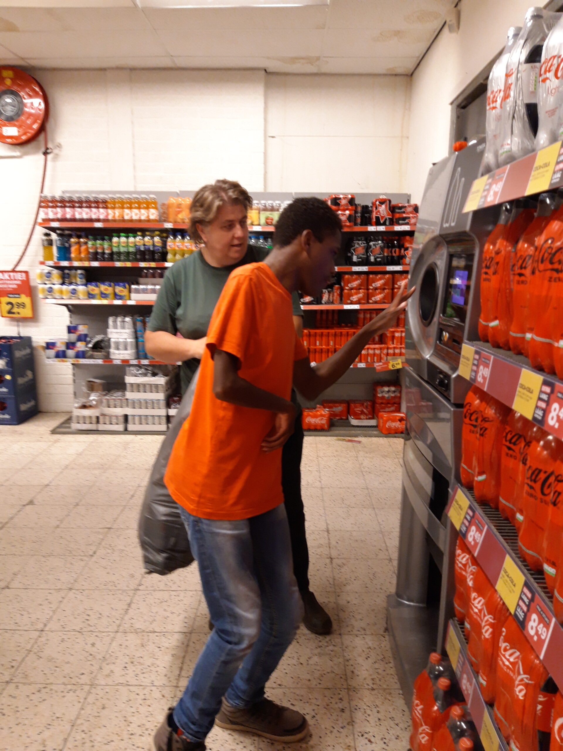 Boodschappen doen met Jepthé